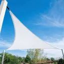 3 × 3 × 3 m napvitorla — Fehér, HDPE